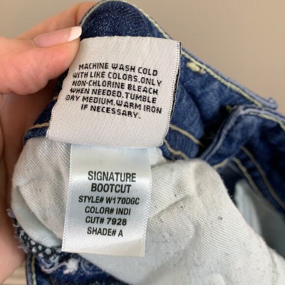 Hudson Bootcut Back Flap Pocket Jeans - Picture 5 of 10